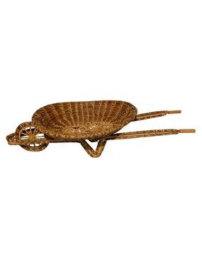 Vintage Coushatta (Koasati) or Seminole Pine Needle OOAK Wheelbarrow Shape
